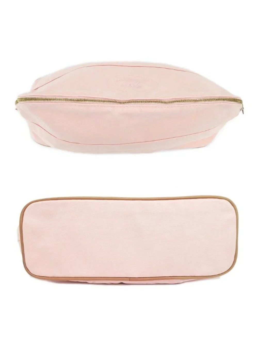Hermes Bolide Pouch GM Pink Gold Cotton Canvas 100%